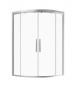 W90G-401A090WT Gem Deep душевое ограждение 90х90,стекло прозрачное,профиль мат. серебро,без поддона