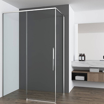 Душевой уголок Ultima VSR-7UL1014CL, 1400*1000, хром, стекло прозрачное