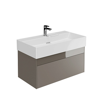 Тумба LOGICA подвесная 2 ящика 90 см, песчаный LO.90.2\SAN