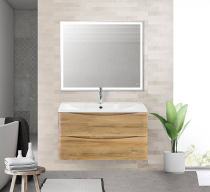 Тумба с раковиной подвесная  BelBagno ACQUA 80 Bianco Lucido, раковина белая Тумба с раковиной подвесная  BelBagno ACQUA 80 Bianco Lucido, раковина белая
