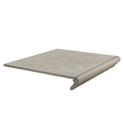 Ступень фронтальная Хадду серый светлый матовый 40,2x34x0,8 Ступень фронтальная Хадду серый светлый матовый 40,2x34x0,8