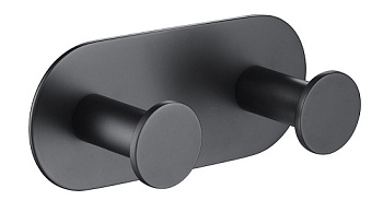 Вешалка Timo Saona Black 13014/03 два крючка