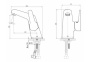 Смеситель Rossinka RS44-11 для раковины Смеситель Rossinka RS44-11 для раковины