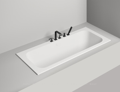 Ванна из искусственного камня Salini S-Sense Orlando Axis 190х80 103211M, глянцевая Ванна из искусственного камня Salini S-Sense Orlando Axis 190х80 103211M, глянцевая