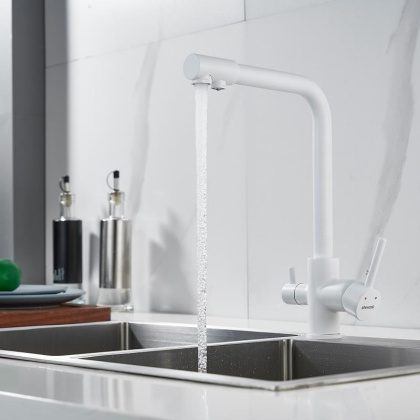 Смеситель для кухни со встроенным фильтром (краном) под питьевую воду Shevanik S328 S328C Смеситель для кухни со встроенным фильтром (краном) под питьевую воду Shevanik S328 S328C