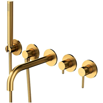 Смеситель для ванны скрытого монтажа OMNIRES Y Y1237_1GLB (брашированное золото) Смеситель для ванны скрытого монтажа OMNIRES Y Y1237_1GLB (брашированное золото)