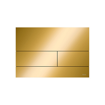 Металлическая панель смыва для унитазов TECEsquare с цветным PVD покрытием