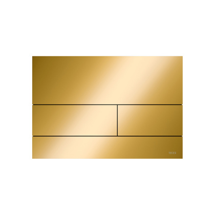 Металлическая панель смыва для унитазов TECEsquare с цветным PVD покрытием