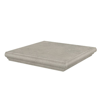 Ступень угловая Хадду серый светлый матовый 34x34x0,8 Ступень угловая Хадду серый светлый матовый 34x34x0,8