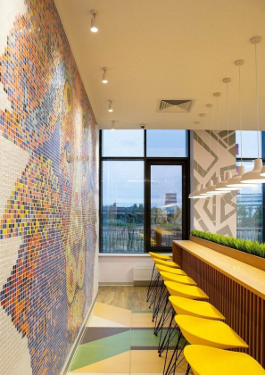 Мозайка Темари 20016  голубая (12шт-1,066м2) 29,8*29,8*3,5, м2