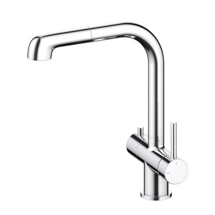 Смеситель Timo Saona 2346/00FL для кухни с подключением фильтра и выдвижной лейкой, хром