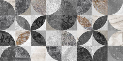 Плитка настенная 34085 Focus серый узор 25*50 (12шт/1,5м2), м2