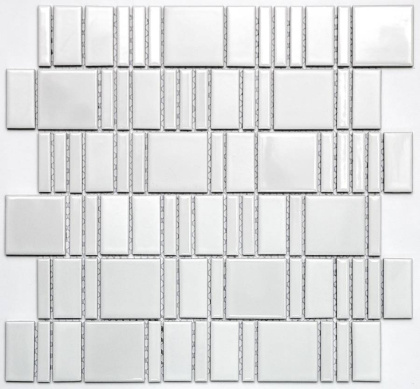 Мозаика PS2348-11 керамика матовая (23*48*5) 300*300