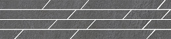 Бордюр SG144\005 Гренель серый темный мозаичный 9,8*46,5*11(1уп/12шт), шт Бордюр SG144\005 Гренель серый темный мозаичный 9,8*46,5*11(1уп/12шт), шт