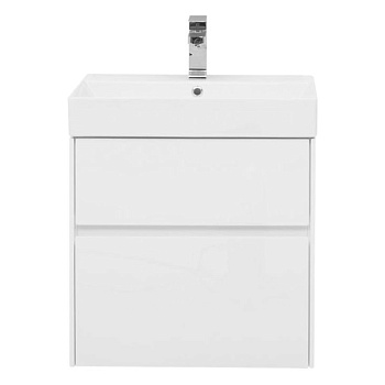 Тумба с раковиной Aquanet Бруклин 60 белый Тумба с раковиной Aquanet Бруклин 60 белый