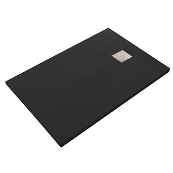 Поддон для душа из искусственного камня VST-2SR8012B, 1200*800*35, черный матовый Поддон для душа из искусственного камня VST-2SR8012B, 1200*800*35, черный матовый