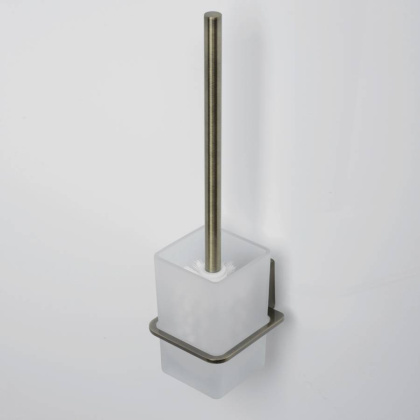 Щетка для унитаза подвесная Exter, 12х38х13 см, цвет бронза, K-5227