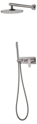 Смеситель встроенный для душа с верхней лейкой SPECTRE Nickel Brush Смеситель встроенный для душа с верхней лейкой SPECTRE Nickel Brush