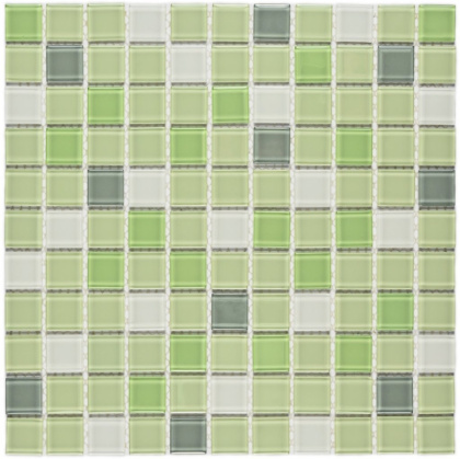 Мозаика стеклянная Soft mix (чип 4*25*25) 300*300(22шт-1.98м2), м2