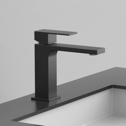 Смеситель для раковины Cube VBF-1C01MB однорычажный, черный