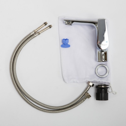 ANCONA Смеситель для раковины без донного клапана, хром ANCONA-LVM-CRM