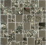Мозаика MS-611 метал стекло (15*48*8) 300*300 
