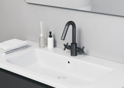 270210000 Neo Classic Graphite,Смеситель для умывальника