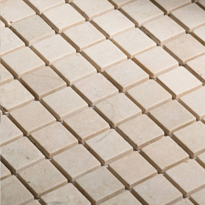 Мозаика, нат. мрамор, CREMA MARFIL MATT 20х20, Classic Мозаика, нат. мрамор, CREMA MARFIL MATT 20х20, Classic