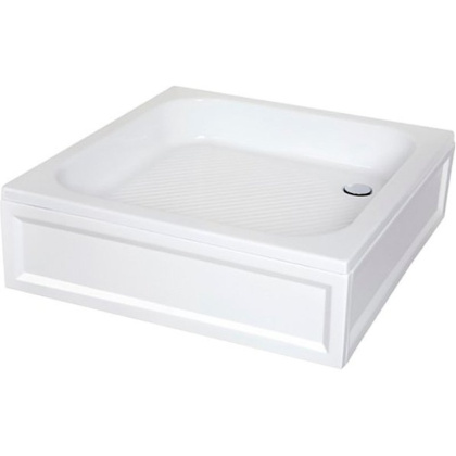 Душевой поддон квадратный RGW B/CL-S-A 80*80 Белый