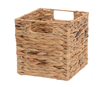 Плетеная корзина Glan, 27х27х27 см, бежевая, WB-661-L