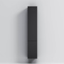 Шкаф-колонна подвесной правый, 163х30х32 см, черный