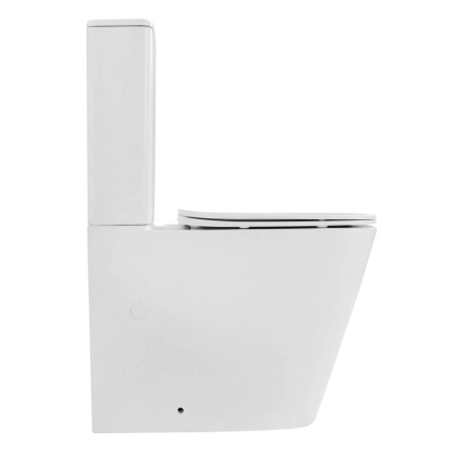 Унитаз компакт Abber Rechteck AC1210TMW белый матовый с микролифтом