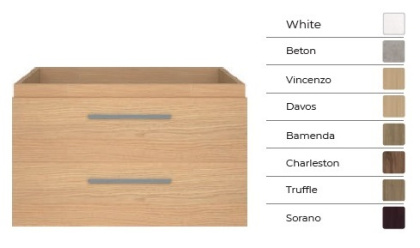 Дополнительный модуль Creto White 2 ящика р-р 80 - 100 Дополнительный модуль Creto White 2 ящика р-р 80 - 100