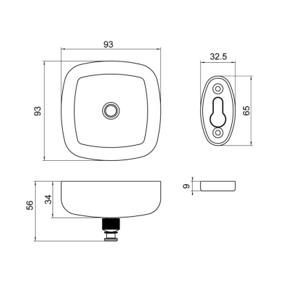 Сушилка для белья вытяжная Timo Selene 14075/03 черный