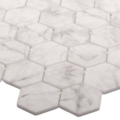 Стеклянная мозаика, MARBLES 4300, Hexagon Стеклянная мозаика, MARBLES 4300, Hexagon