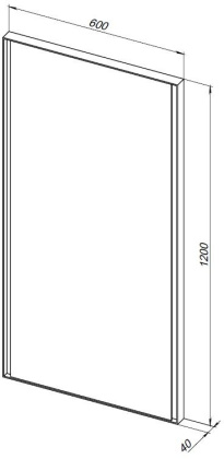 Зеркало Allen Brau Infinity 60 1.21020.BL черный