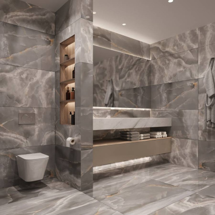 Керамогранит ADMIRE GRAPHITE 60x120 POLISHED, Luxor Керамогранит ADMIRE GRAPHITE 60x120 POLISHED, Luxor