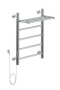 Полотенцесушитель электрический Aquanet Mauro 60х50 Тэн слева, с полкой