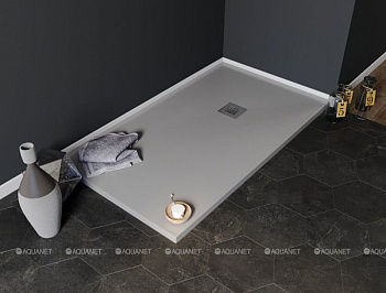 Душевой поддон Aquanet Pleasure 160х90 серый Душевой поддон Aquanet Pleasure 160х90 серый