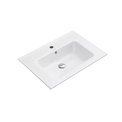 Комплект раковины и тумбы со смесителем и зеркалом