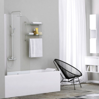 Leine 35P01-80 Стеклянная шторка на ванну Wasserkraft