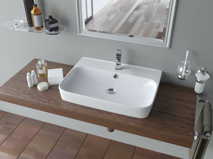 Умывальник мебельный керам. LAPARET Accord 60см белый с1