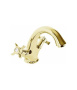 LORD-BS1-03/24 Смеситель на биде c донным клапаном золото, ручки золото