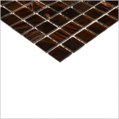 Мозаика стеклянная Choco (чип 4*20*20) 32.7*32.7, м2