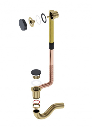 Слив перелив Timo 8004/03 черный матовый Слив перелив Timo 8004/03 черный матовый