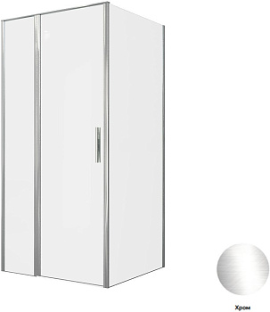 Душевой уголок Allen Brau Priority 100x90 3.31028.00 + 3.31043.00 хром