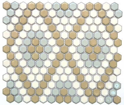 Мозаика PS2326-42 керамика глянцевая (23*26*5) 306*350