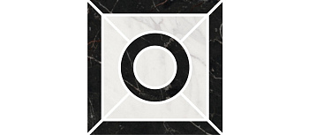 Декор Фрагонар наборный чёрный 9,9x9,9x0,9 Декор Фрагонар наборный чёрный 9,9x9,9x0,9