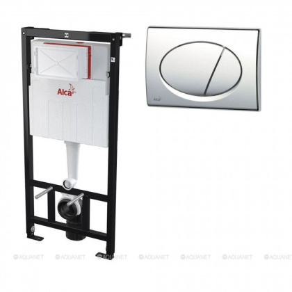 Set инсталляции с хром кнопкой арт. AM101_1120-3.1RS M71-001 Set инсталляции с хром кнопкой арт. AM101_1120-3.1RS M71-001