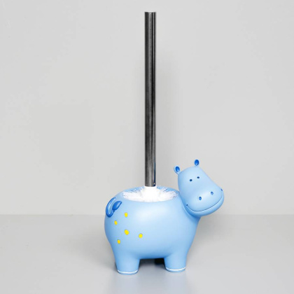 Щетка для унитаза Lippe, 16,3х36х11,3 см, голубая, K-8127